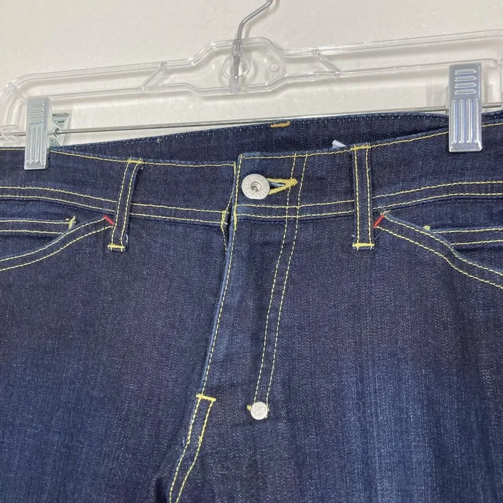 Rufskin Matchstick Jeans Mens 30 Blue Dark Wash Slim Straight Leg Stretch - Picture 13 of 16